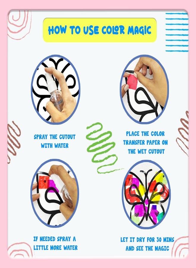 ويمبلي مجموعة ويمبلي الفنية لنقل الألوان - مجموعة ألوان للرسم بدون فوضى - مجموعة أدوات مكتبية فريدة للمشاريع الإبداعية - مجموعة فنية متعددة الاستخدامات - أعمال فنية وحرفية يدوية - هدية مثالية لأعياد ميلاد الأطفال - Image 5